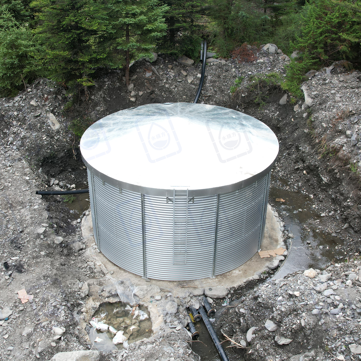 水膜方裝配式蓄水池：陽光下的清新守護(hù)者